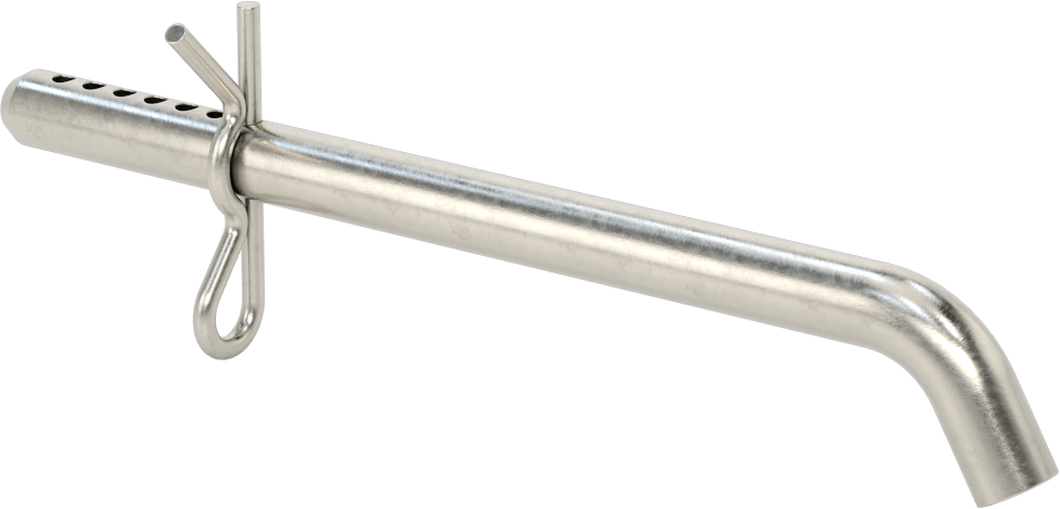 Uzunluğu Seçilebilir Eğimli Başlı Çatal Pim, Paslanmaz Çelik, 1/2" Çap, 6 inç Uzunluk
