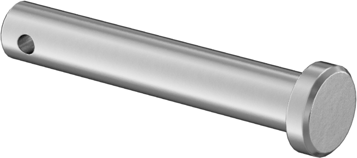 18-8 Paslanmaz Çelik Çatal Pim, 1/4" Çap, 1-5/16" Kullanılabilir Uzunluk