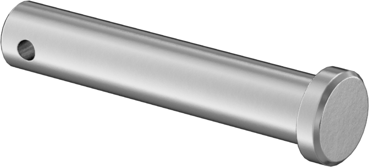 18-8 Paslanmaz Çelik Çatal Pim, 3/8" Çap, 1-3/4" Kullanılabilir Uzunluk
