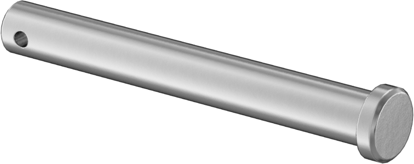 18-8 Paslanmaz Çelik Çatal Pim, 3/8" Çap, 2-3/4" Kullanılabilir Uzunluk