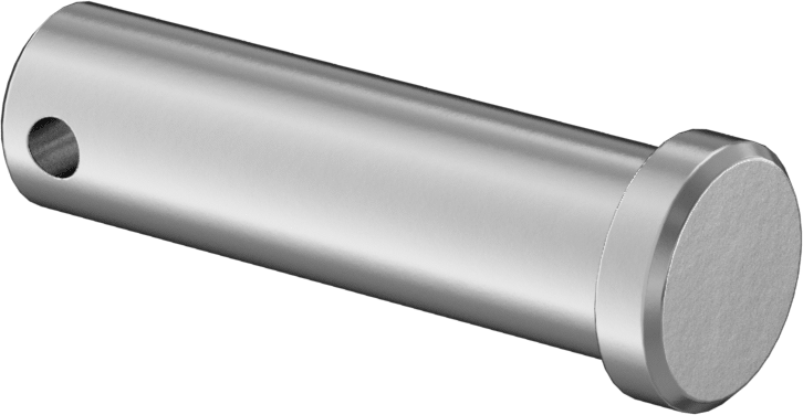 18-8 Paslanmaz Çelik Çatal Pim, 1/2" Çap, 1-1/2" Kullanılabilir Uzunluk