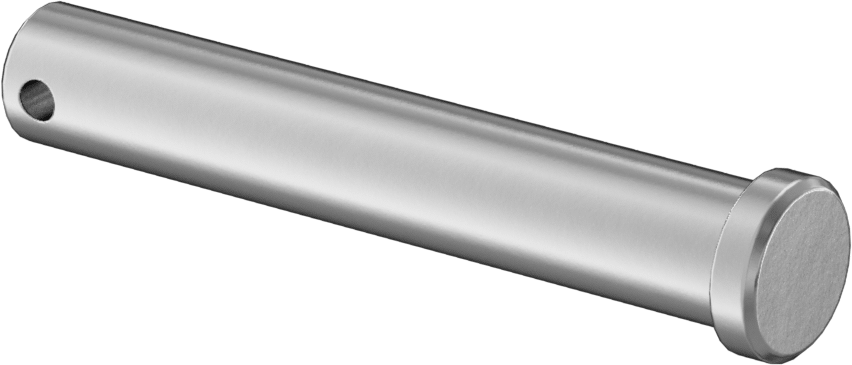 18-8 Paslanmaz Çelik Çatal Pim, 1/2" Çap, 2-3/4" Kullanılabilir Uzunluk