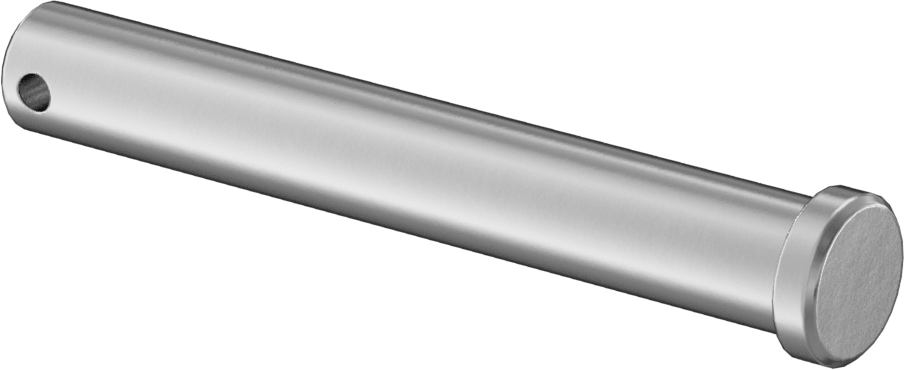 18-8 Paslanmaz Çelik Çatal Pim, 1/2" Çap, 3-1/4" Kullanılabilir Uzunluk