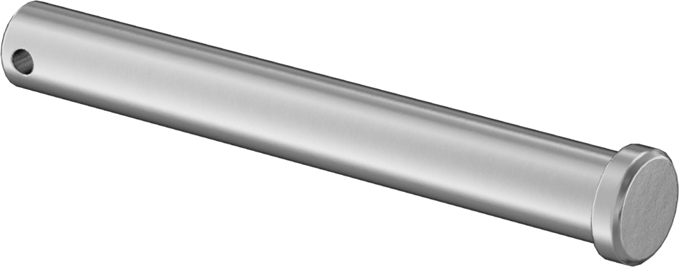 18-8 Paslanmaz Çelik Çatal Pim, 1/2" Çap, 3-3/4" Kullanılabilir Uzunluk