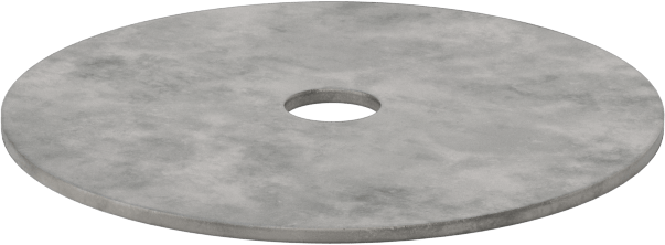Kurşun Disk, 1/16 inç Kalınlık x 2-3/4 inç Dış Çap x 13/32 inç İç Çap