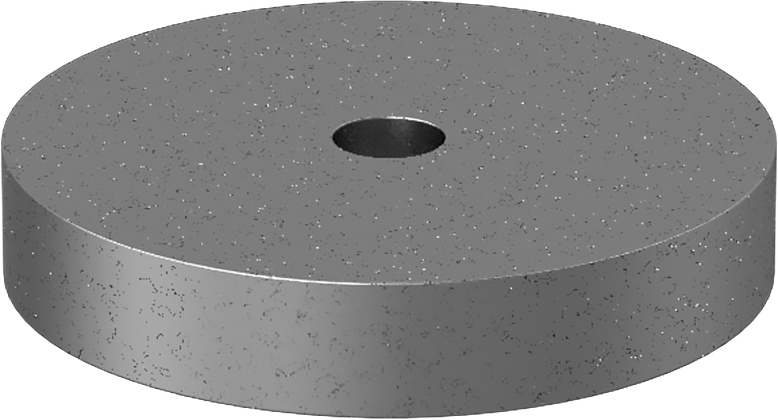 Kurşun Disk, 1/2“ Kalınlık x 2-3/4” Dış Çap x 13/32" İç Çap