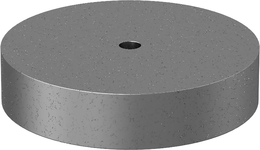 Kurşun Disk, 1“ Kalınlık x 4-1/2” Dış Çap x 25/64" İç Çap