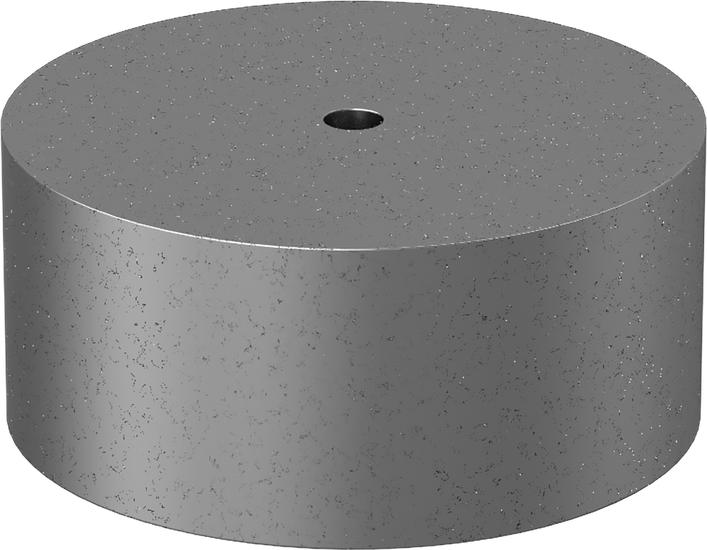 Kurşun Disk, 2“ Kalınlık x 4-1/2” Dış Çap x 25/64" İç Çap