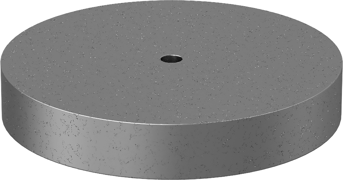 Kurşun Disk, 1“ Kalınlık x 6” Dış Çap x 25/64" İç Çap