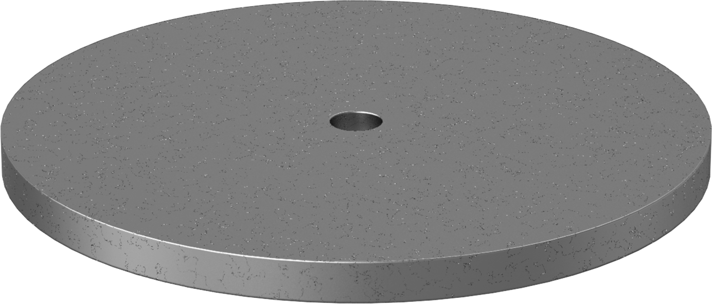 Kurşun Disk, 1/2“ Kalınlık x 8-1/2” Dış Çap x 41/64" İç Çap