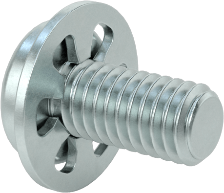 Çelik Silindir Başlı Vidalar, İç Dişli Kilit Pul, M3 x 0,5 mm Diş, 6 mm Uzunluk