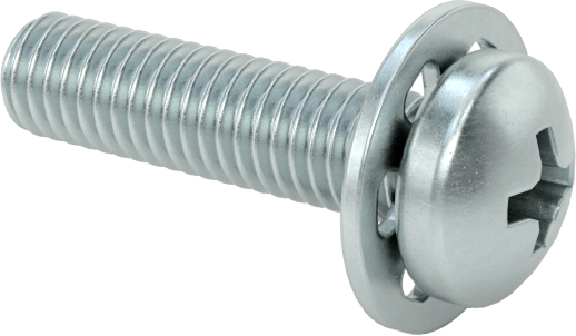 Çelik Silindir Başlı Vidalar, İç Dişli Kilit Pul, M3 x 0,5 mm Diş, 12 mm Uzunluk
