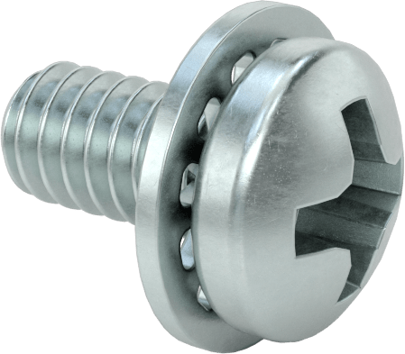 Çelik Silindir Başlı Vidalar, İç Dişli Kilit Pul, M2 x 0,4 mm Diş, 4 mm Uzunluk