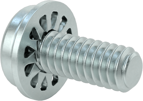 Çelik Silindir Başlı Vidalar, İç Dişli Kilit Pul, M2 x 0,4 mm Diş, 5 mm Uzunluk
