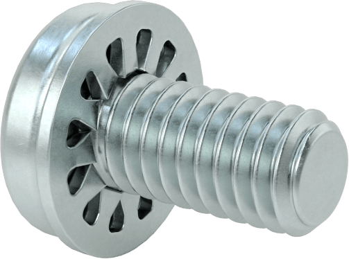 Çelik Silindir Başlı Vidalar, İç Dişli Kilit Pul, M4 x 0,7 mm Diş, 8 mm Uzunluk