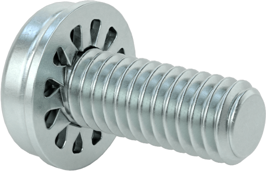 Çelik Silindir Başlı Vidalar, İç Dişli Kilit Pul, M4 x 0,7 mm Diş, 10 mm Uzunluk