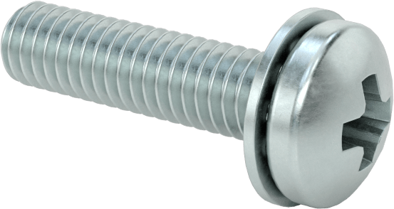 Çelik Silindir Başlı Vidalar, İç Dişli Kilit Pul, M4 x 0,7 mm Diş, 16 mm Uzunluk