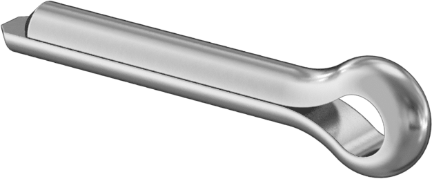 400 Nikel Mil. Spesifikasyonlu Çatal Pimler, 3/32" Çap, 1/2" Uzunluk