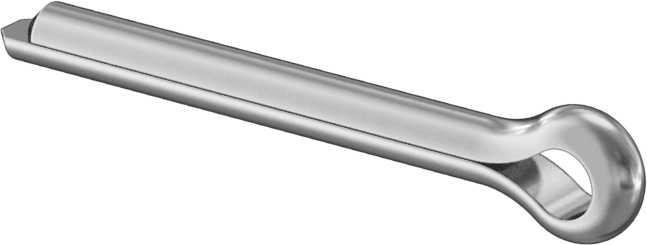 400 Nikel Mil. Spesifikasyonlu Çatal Pimler, 3/32" Çap, 3/4" Uzunluk