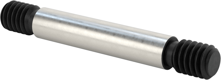 Her İki Ucu Dişli Alaşımlı Çelik Omuzlu Vida, 5/16"-18 Diş Boyutu, 2-3/8" Uzunluk