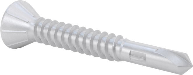 Paslanmaz Çelik Delme Vidası, Ahşap-Metal, 10 numara, 1-1/2" Uzunluk