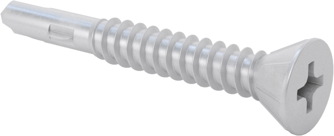 Paslanmaz Çelik Delme Vidası, Ahşap-Metal, 10 numara, 1-1/2" Uzunluk
