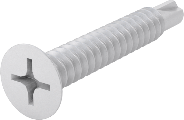 Paslanmaz Çelik Delme Vidası, Ahşap-Metal, 12 Numaralı, 1-1/2" Uzunluk