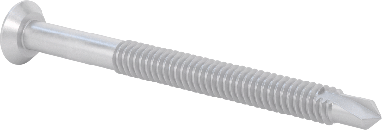 Paslanmaz Çelik Delme Vidası, Ahşap-Metal, 1/4" Boyut, 3" Uzunluk