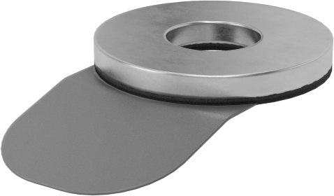 Süper Korozyona Dayanıklı Yapışkan Arka Pul, 316 Paslanmaz Çelik, 4 Numaralı Vida Boyutu için, 1/8" ID, 0.312" OD