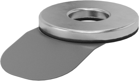 Süper Korozyona Dayanıklı Yapışkan Arka Pul, 316 Paslanmaz Çelik, M3 Vida Boyutu için, 3.2 mm ID, 8.0 mm OD