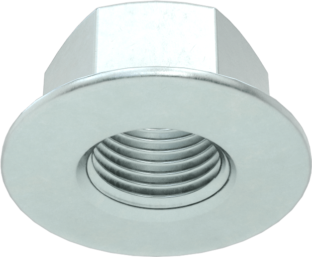Orta Mukavemetli Çelik JIS Flanş Somunları, Çinko Kaplamalı, M10 x 1 mm Diş Boyutu