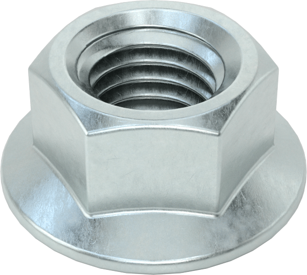 Orta Mukavemetli Çelik JIS Flanş Somunları, Çinko Kaplamalı, M12 x 1,75 mm Dişli Boyutu