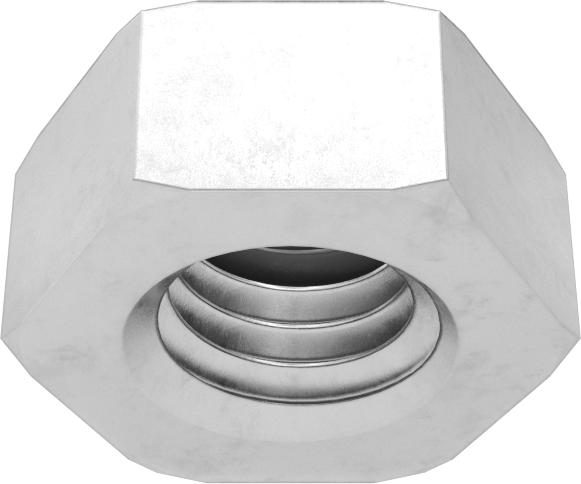 Metrik Paslanmaz Çelik Altıgen Sızdırmazlık Somunu, M5 x 0,8 mm Diş