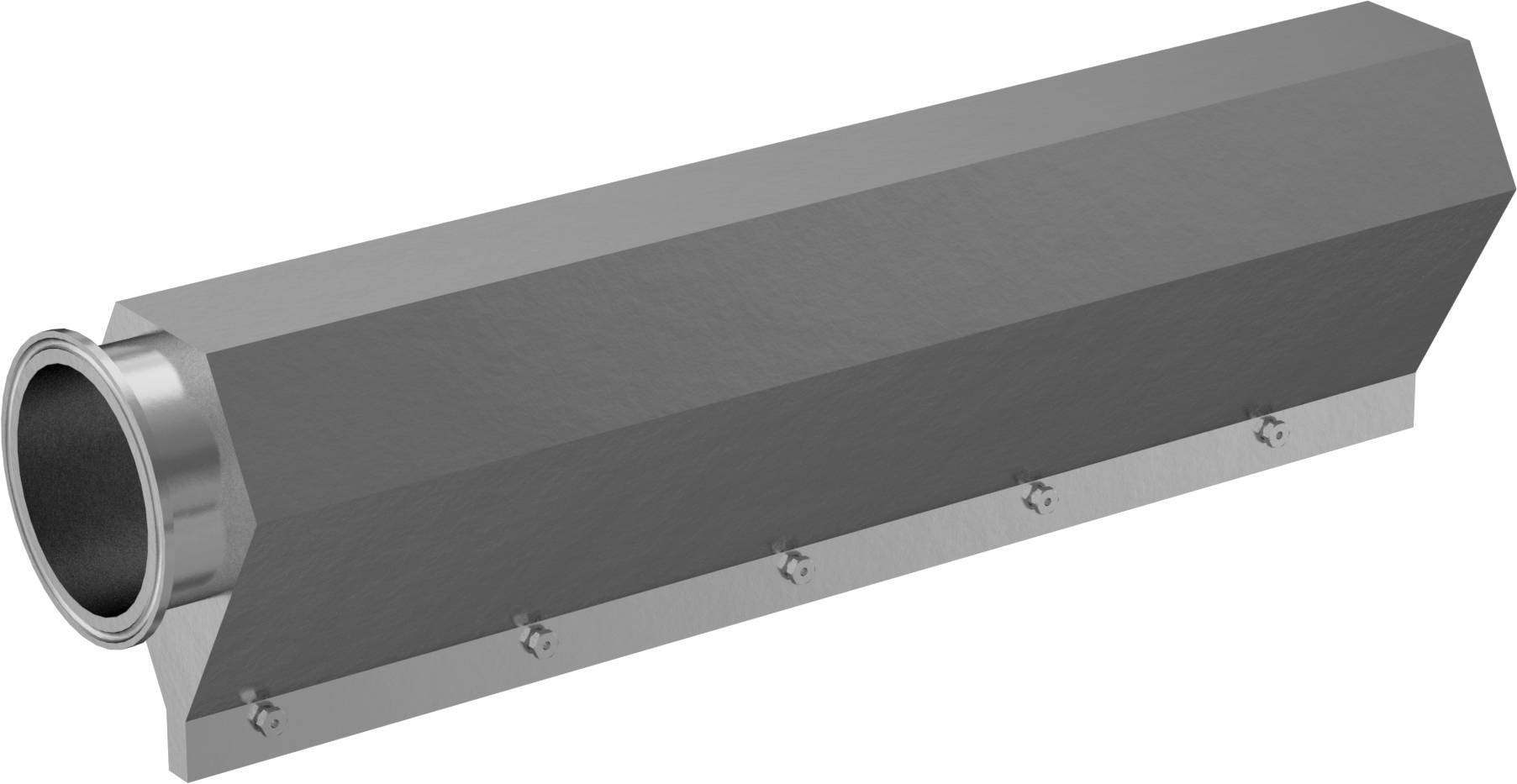 Üfleyiciler için Hijyenik Hava Bıçağı, 18“ Genişlik x 1/32”-1/8" Derinlikte Hava Akışı Yuvası