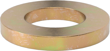 ASME Pul, Çinko-Sarı-Kromat Kaplı Çelik, 1/4" Vida Boyutu için, Dar