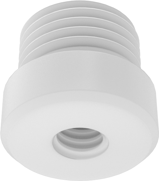 Hassas Acme Somunu, Dıştan Dişli, PEEK Plastik, Sağ El, 1/4"-20 Diş Boyutu
