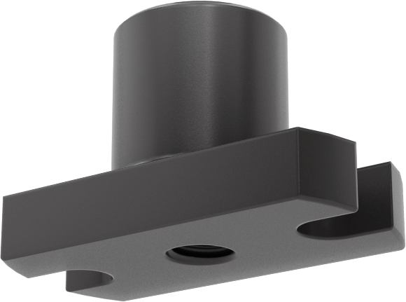 Ultra Hassas Kılavuz Vida için M2 x 0,4 mm Diş Boyutuna Sahip PEEK Flanş Somunu