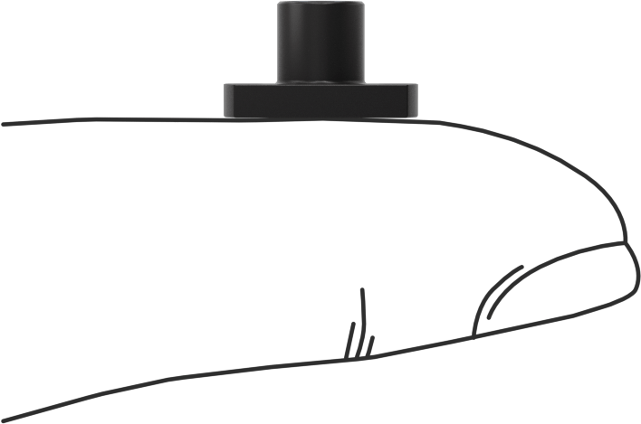 Ultra Hassas Kılavuz Vida için M2 x 0,4 mm Diş Boyutuna Sahip PEEK Flanş Somunu