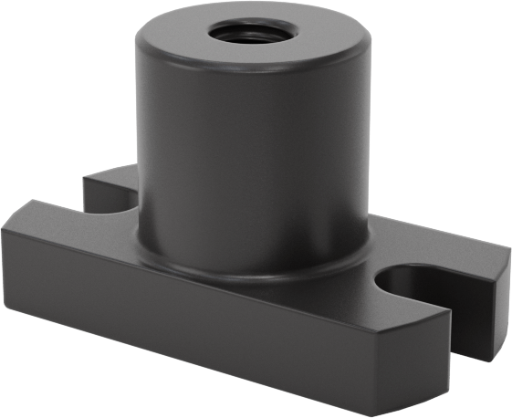 Ultra Hassas Kılavuz Vida için M2 x 0,4 mm Diş Boyutuna Sahip PEEK Flanş Somunu