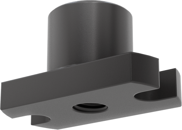 Ultra Hassas Kılavuz Vida için M3 x 0,5 mm Diş Boyutuna Sahip PEEK Flanş Somunu