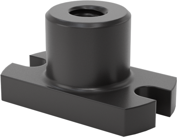 Ultra Hassas Kurşun Vida için M4 x 1 mm Diş Boyutuna Sahip PEEK Flanş Somunu