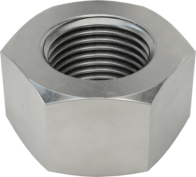 Sol Dişli Altıgen Somun, Düşük Mukavemetli Çelik, SAE Sınıf 2, 5/8"-18 Diş Boyutu