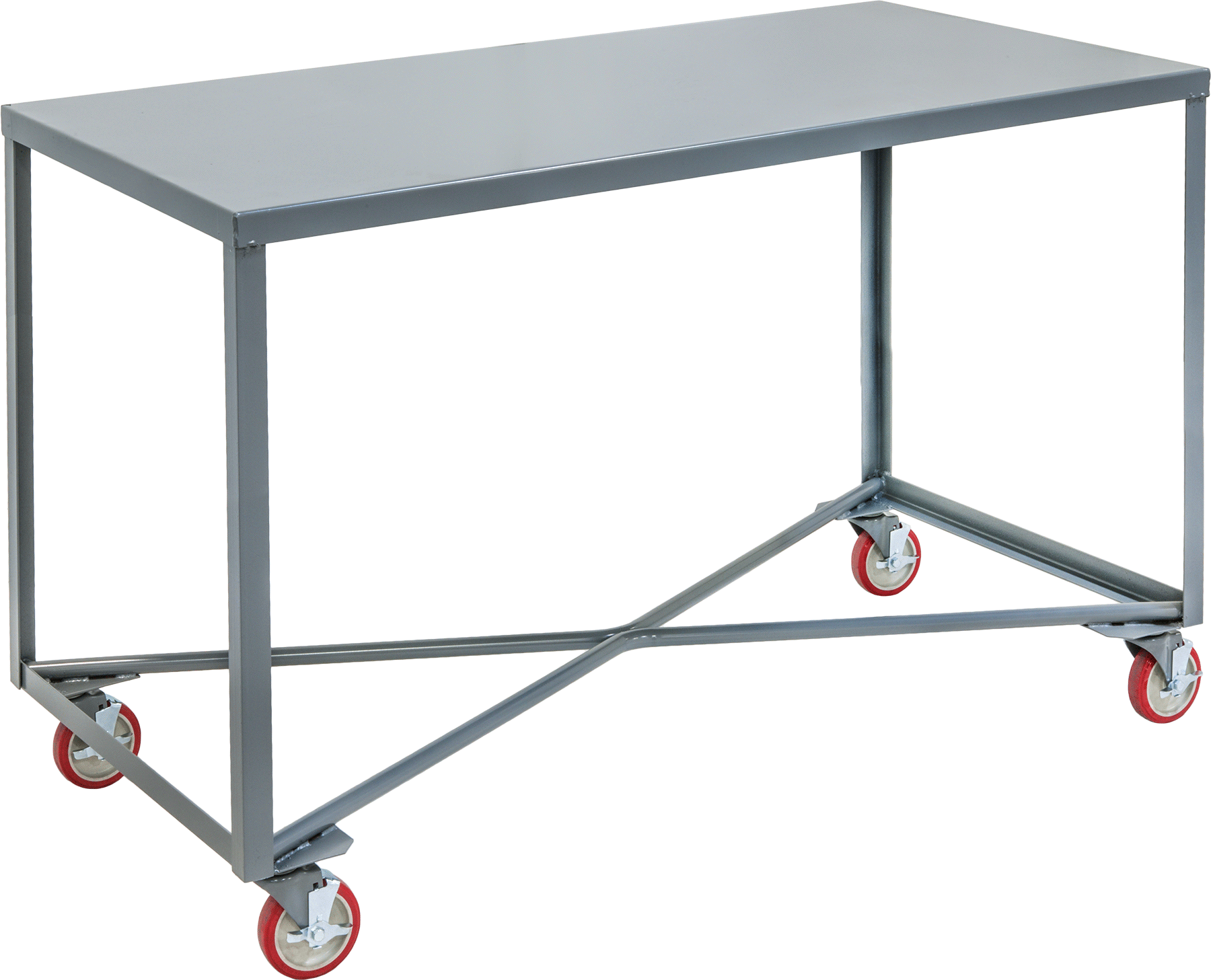 Çelik Masa, Mobil, 34“ Yükseklik x 48” Genişlik x 30" Derinlik