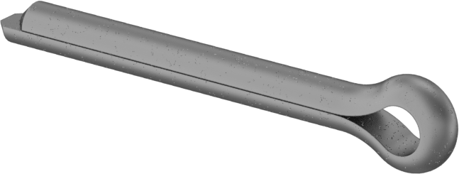 Karbon Çelik Çatal Pimler, 3/32" Çap, 3/4" Uzunluk