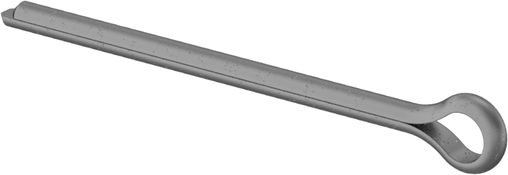 Karbon Çelik Çatal Pimler, 3/32" Çap, 1-1/2" Uzunluk