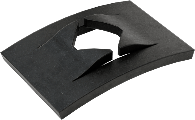 Dikdörtgen Basma Somunları, Dişsiz Şaftlar için, 5/32" Dış Çap için, 3/8" Genişlik