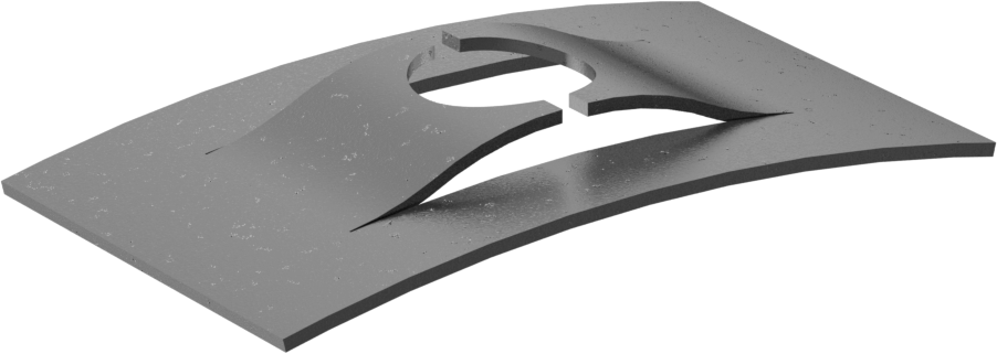 Dikdörtgen Basma Somunları, 10 Numaralı Diş Açan Vidalar için, 1/2" Genişlik, 7/8" Uzunluk