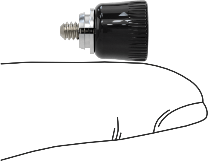 Toz Boyalı Başlıklı Sabit Panel Vidası, Takılabilir, 6-32 Boyut, 0,020“-0,039” Kalınlık için, 0,22" Uzunluk