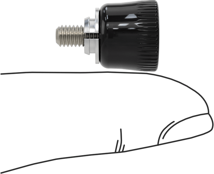 Toz Boyalı Başlıklı Sabit Panel Vidası, Takılabilir, M4 x 0,7 mm Boyut, 0,5-1 mm Kalınlık için, 7,2 mm Uzunluk