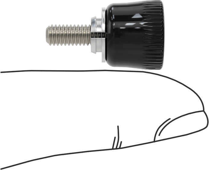 Toz Boyalı Başlıklı Sabit Panel Vidası, Takılabilir, M4 x 0,7 mm Boyut, 0,5-1 mm Kalınlık için, 10,4 mm Uzunluk